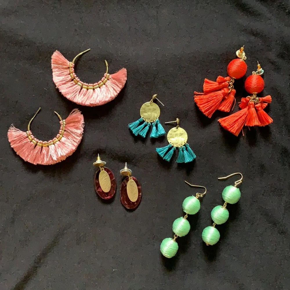 Colorful Earring Bundle - Picture 1 of 6